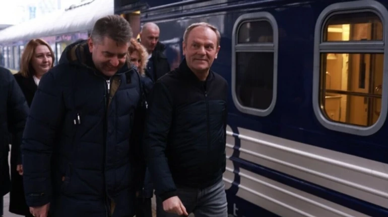 Туск приехал в Киев в День соборности Украины