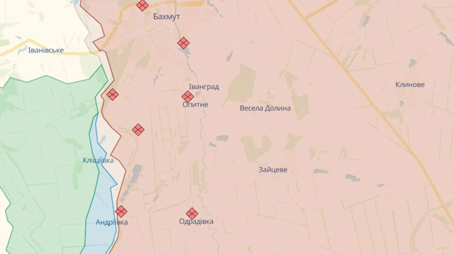 Belarusian volunteer defenders announce liberation of Klishchiivka but deleted announcement later