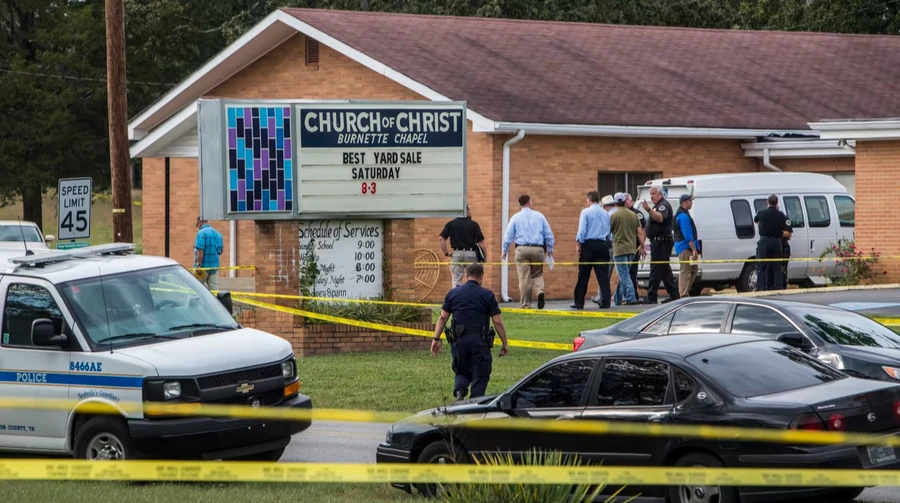 Стрельба и пожар в церкви США: по меньшей мере четверо погибших