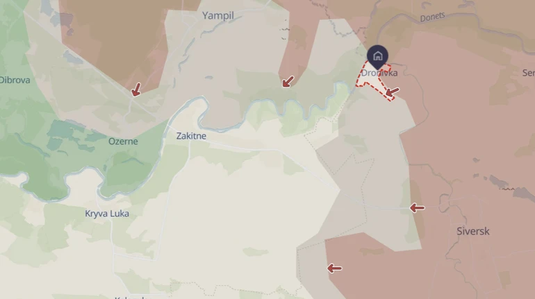 DeepState: Russians try to entrench in Dronivka