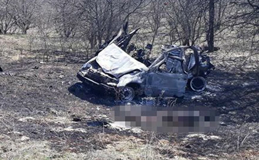 В Луганской области 4 гражданских подорвались в автомобиле