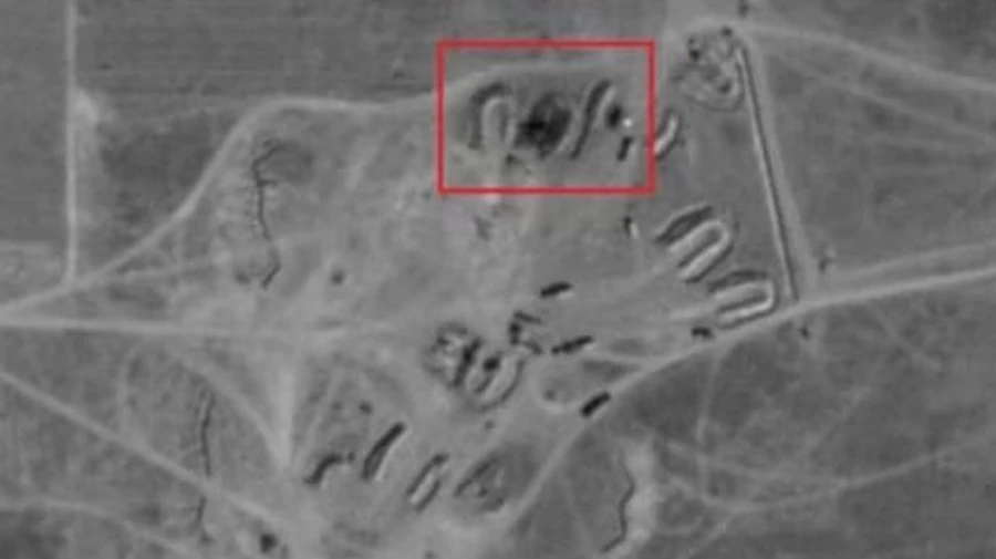 New satellite image shows damaged air defence in Crimea