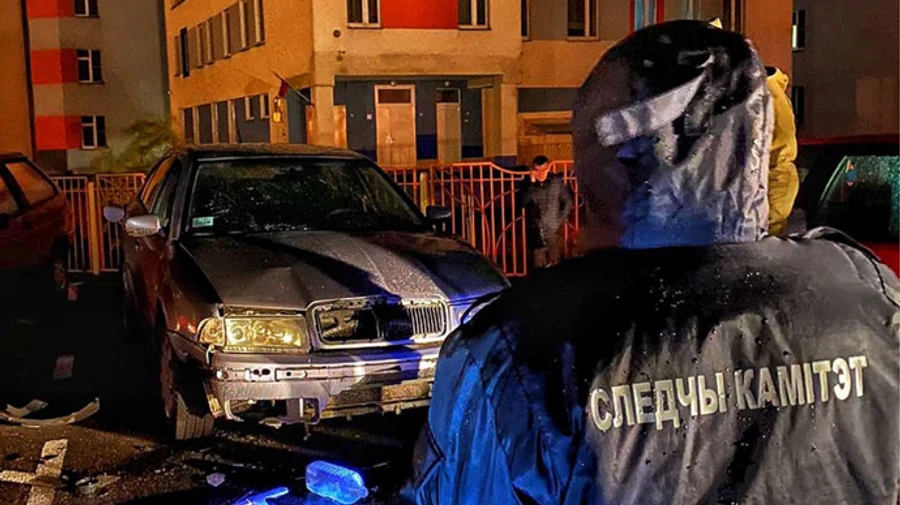 В Беларуси взорвали машину милиционера из черного списка оппозиции – Следком 