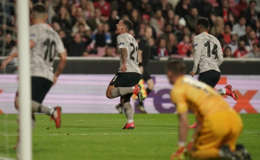 Лига Европы. Шахтер по сумме двух матчей проходит Бенфику