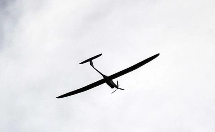 Військові збили безпілотник, який вибухнув під час падіння на землю