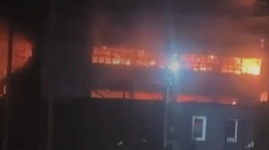 Satellite images show aftermath of strike on Russia's Taganrog drone plant – video