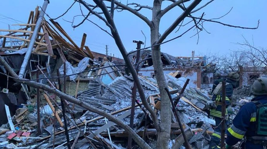 Russians hit industrial facilities in Kharkiv and private home in Zmiiv, causing casualties – video