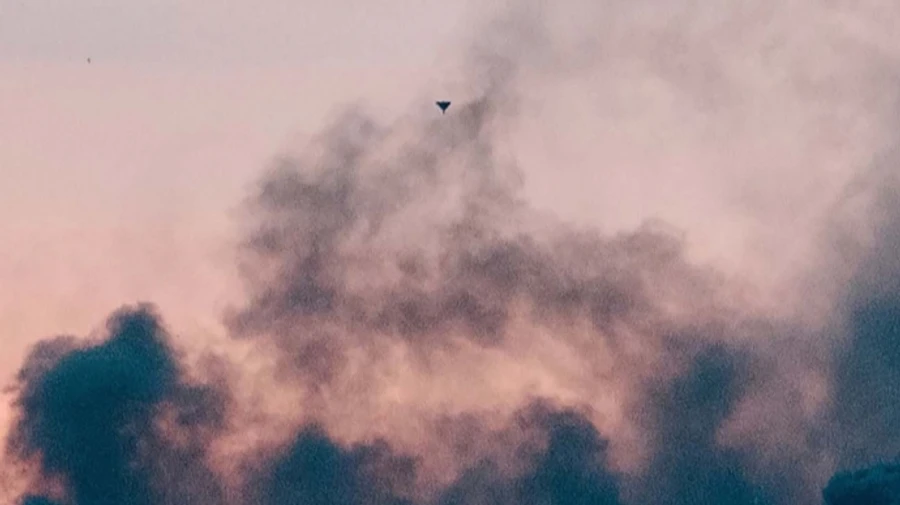 Russian attack on Khmelnytskyi Oblast damage road surface