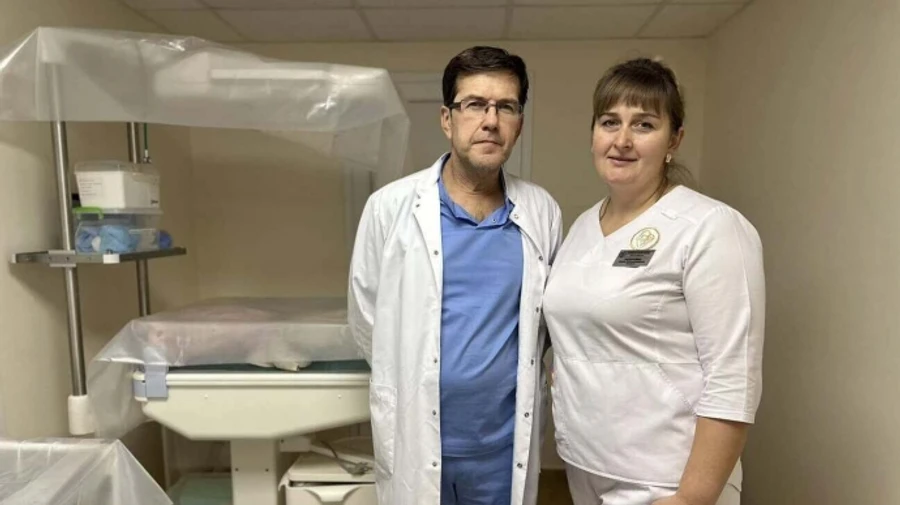 Baby girl born in shelter during Russian missile attack on Lutsk