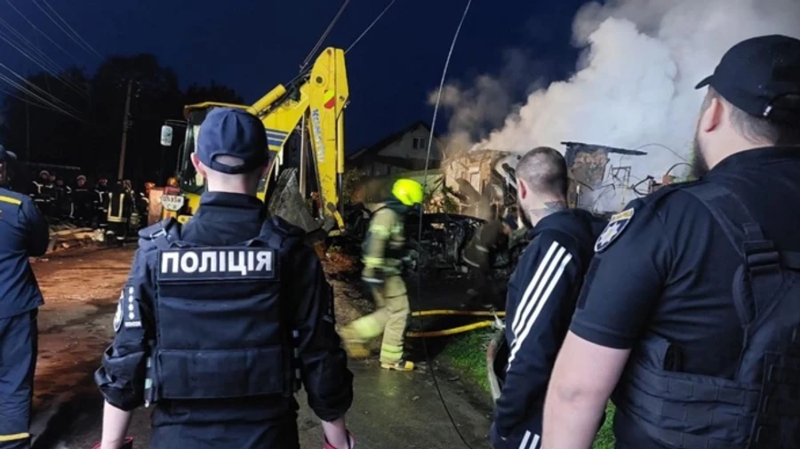 Night drone attack on Pryluky, Chernihiv Oblast: family of local fire chief killed – photos