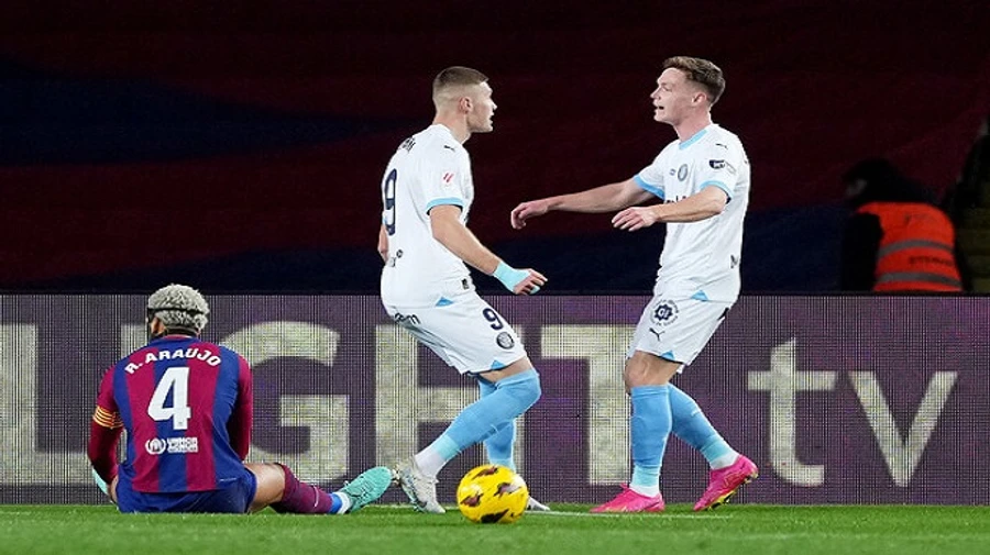 Українські футболісти допомогли Жироні обіграти Барселону в чемпіонаті Іспанії