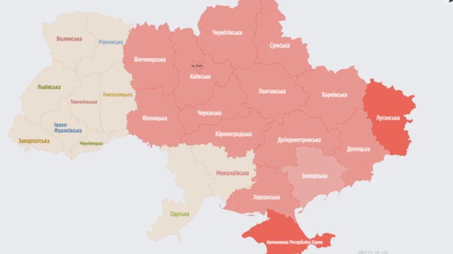 В Україні оголошували повітряну тривогу через злети ворожих літаків