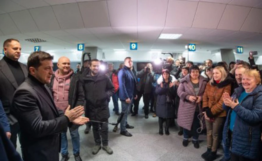 В Борисполе ожидают освобожденных, приехал Зеленский