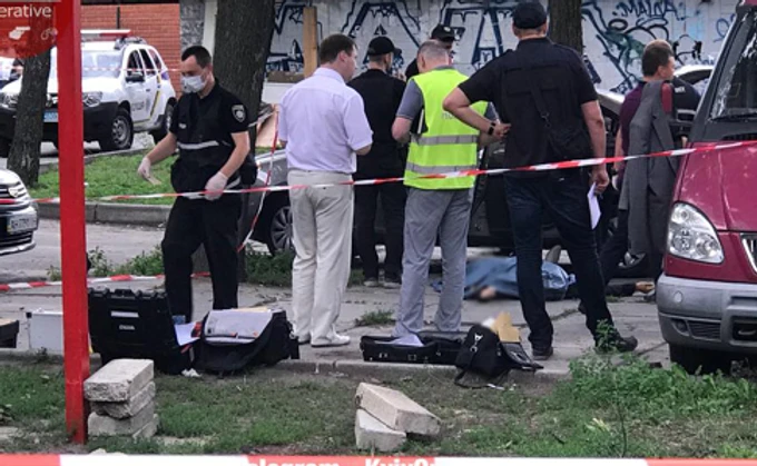 В Киеве застрелили полицейского