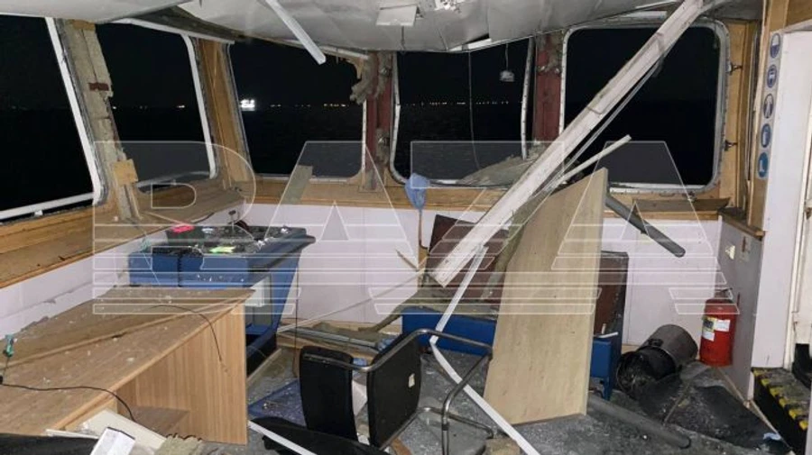 Russian authority comments on condition of tanker after drone attack