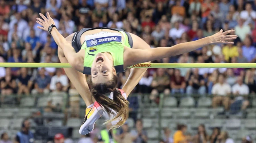 Легкоатлетка Магучих выиграла этап Бриллиантовой лиги и повторила рекорд Украины