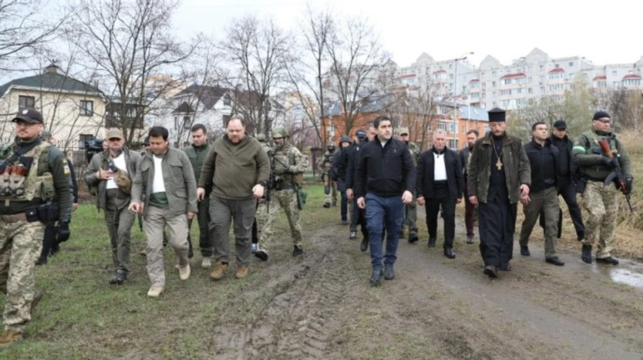 Спікер і депутати парламенту Грузії відвідали Бучу та Ірпінь