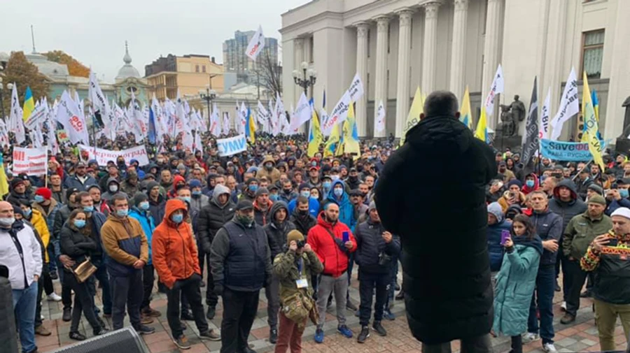 Поліція посилила охорону урядового кварталу