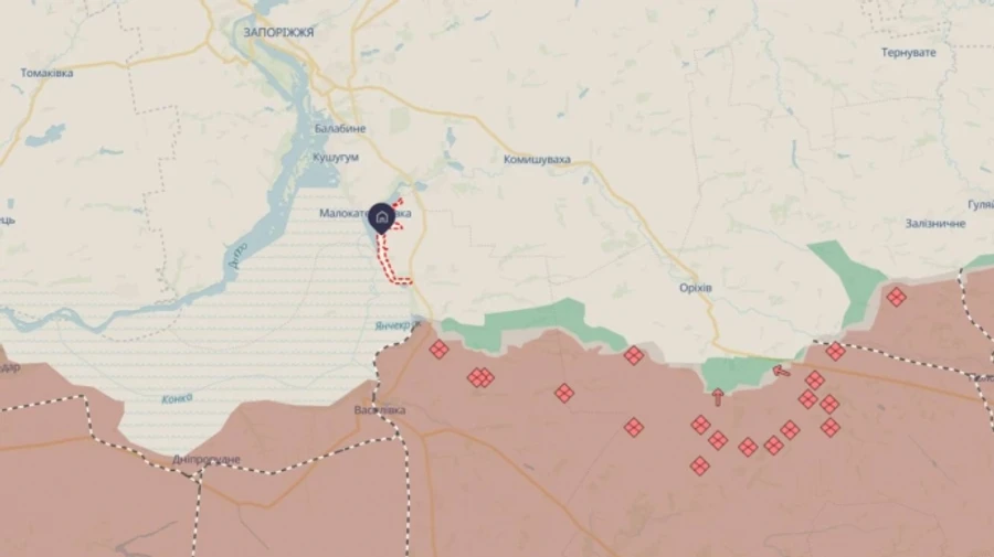 Drone strikes car carrying 5 people in Zaporizhia Oblast