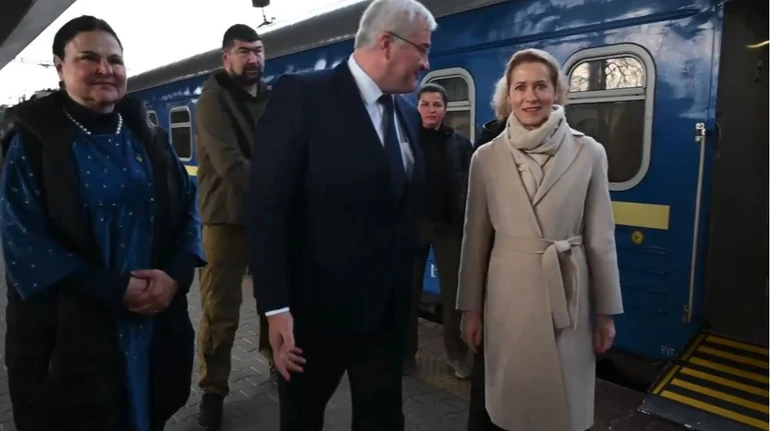 EU chief diplomat Kallas arrives in Kyiv