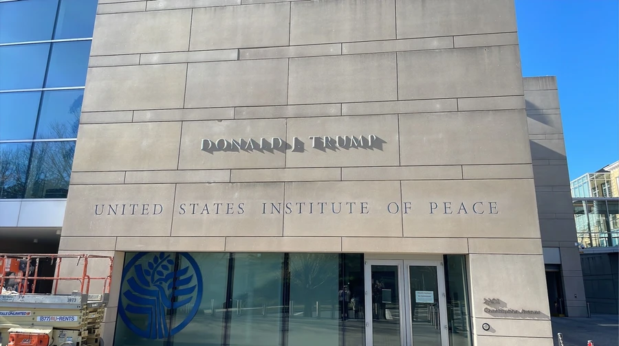The US State Department renamed the Institute of Peace in honor of Trump