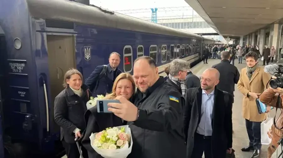 Head of the French National Assembly arrives in Kyiv – photo