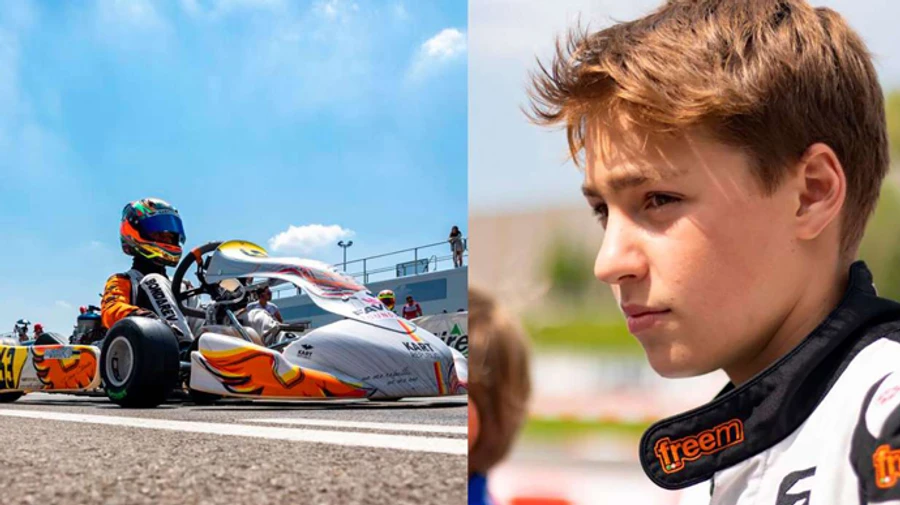 Украинский подросток поднялся на вершину международного рейтинга картингистов