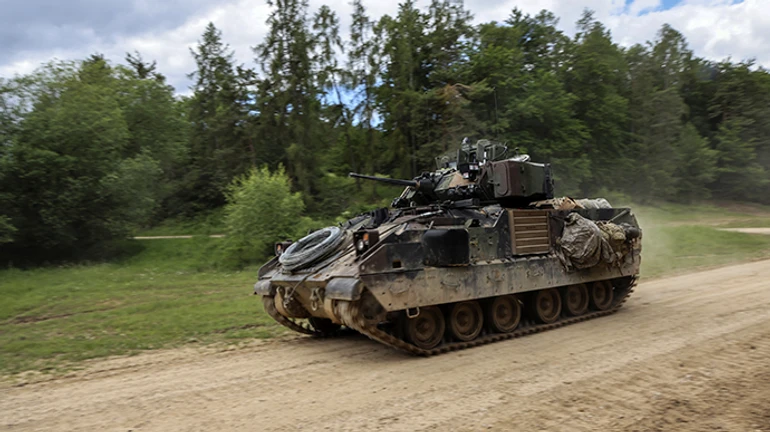 Ukrainian Defence Ministry posts photos of hit US-made Bradley IFV: Outstanding combat survivability