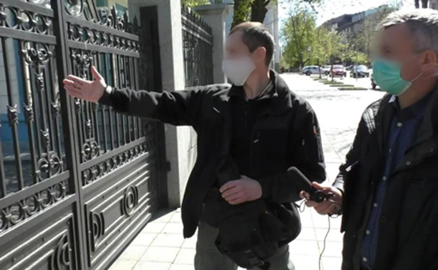 На Майдане провели следственный эксперимент с участием экс-правоохранителя