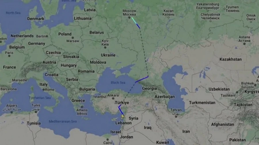 Plane that may have taken Assad to Moscow departed from Latakia – media