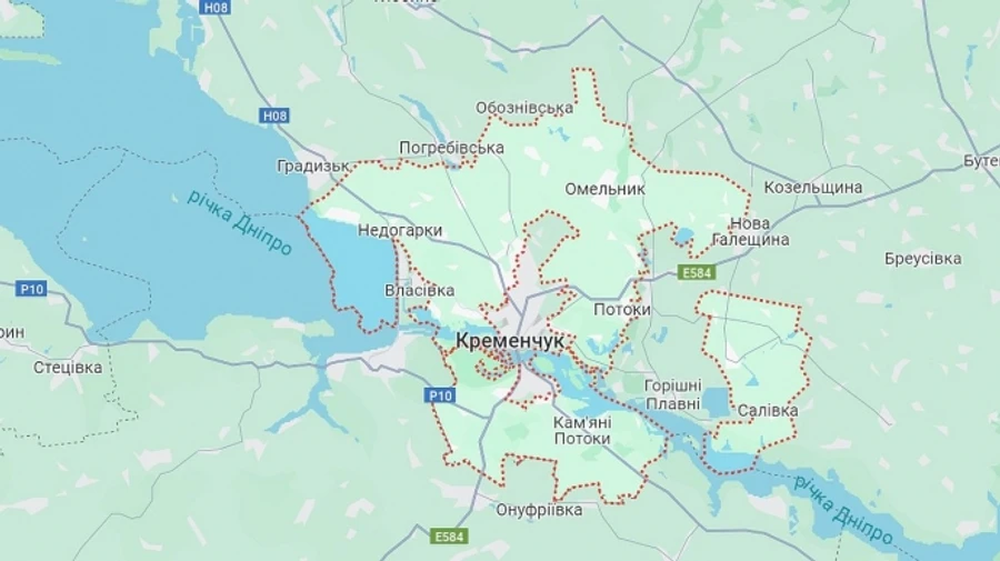 Russians strike industrial facility in Kremenchuk district