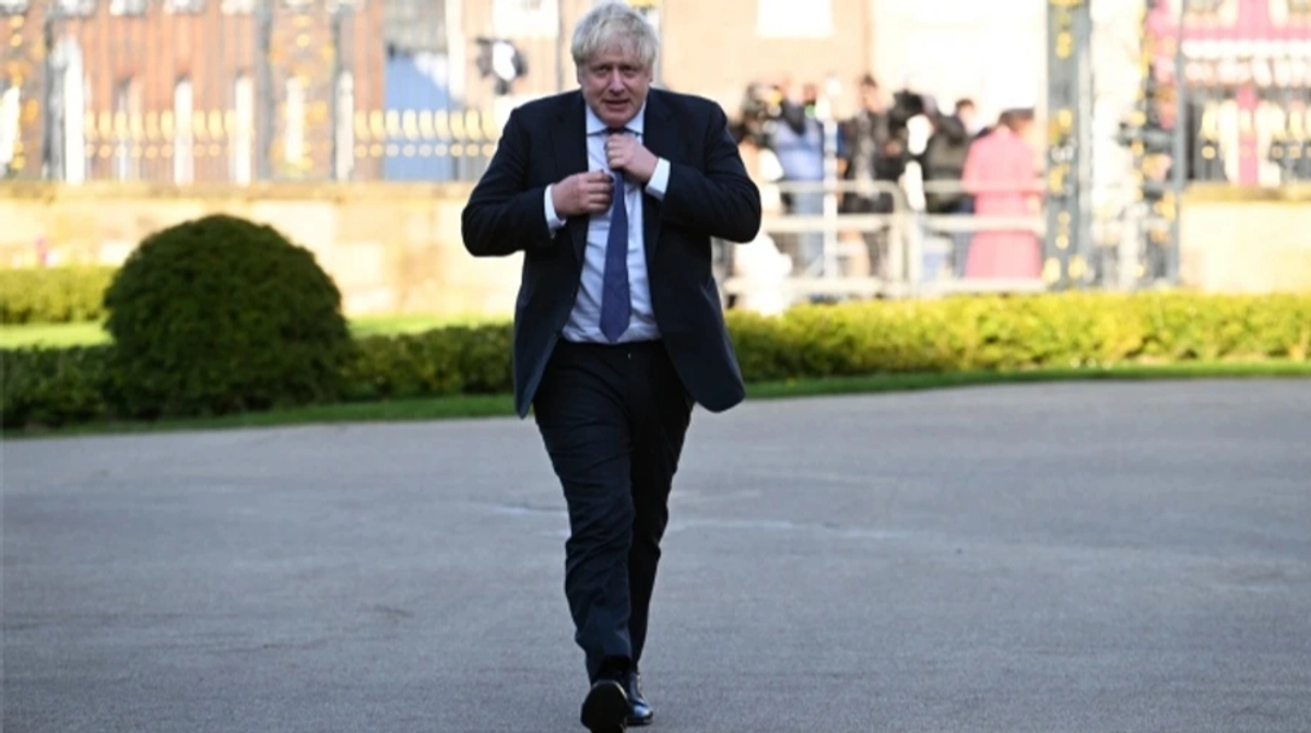 Der frühere britische Premierminister Boris Johnson spricht von Verrat und ...