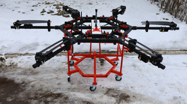 Виробник дронів Heavy Shot показав великий коптер, здатний нести 90 кг