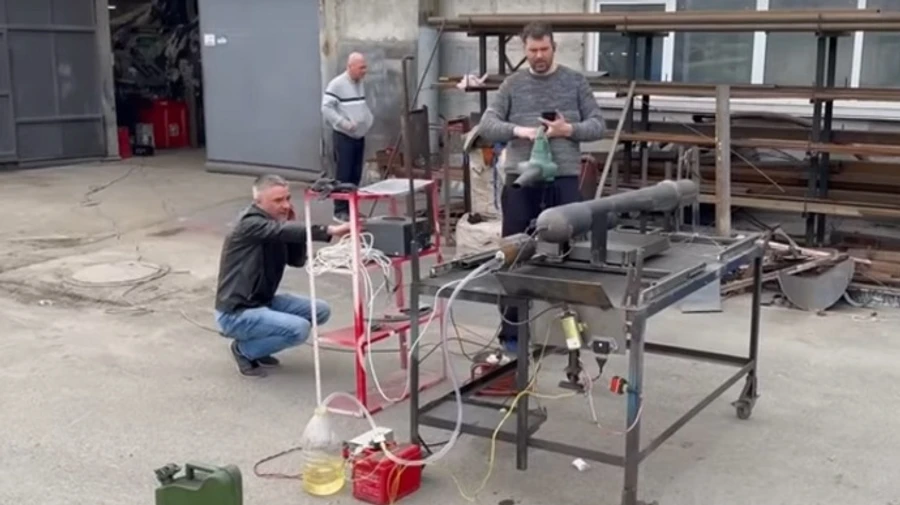 Ukrainian volunteers create Trembita missile