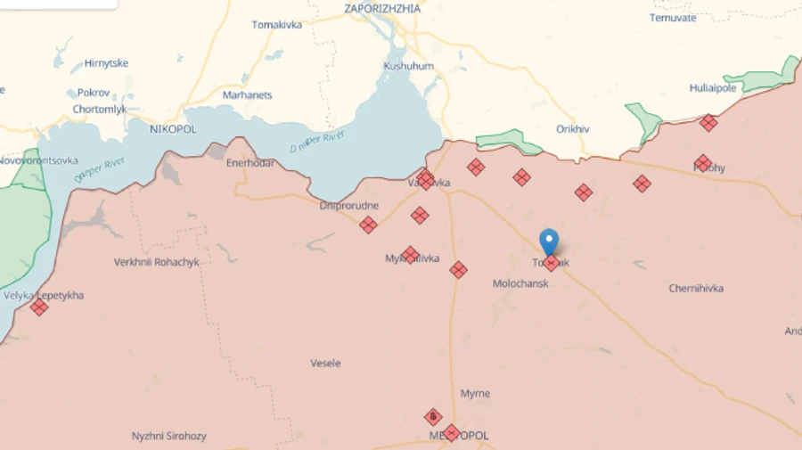 Several explosions heard in Tokmak
