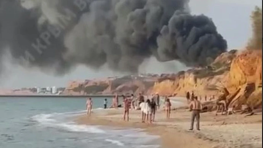 Fire at Belbek airfield in Sevastopol: occupiers say plane caught fire