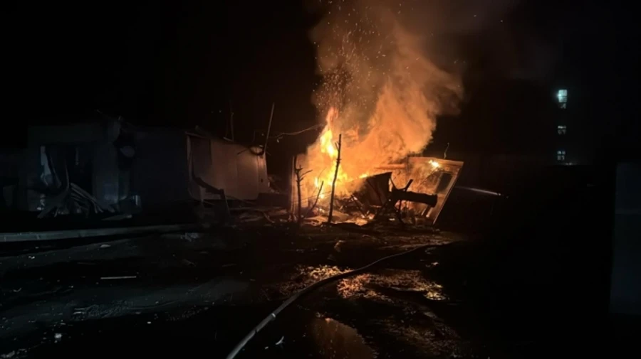 Russia launches drone attack on Sumy Oblast, damaging high-rise buildings and shops