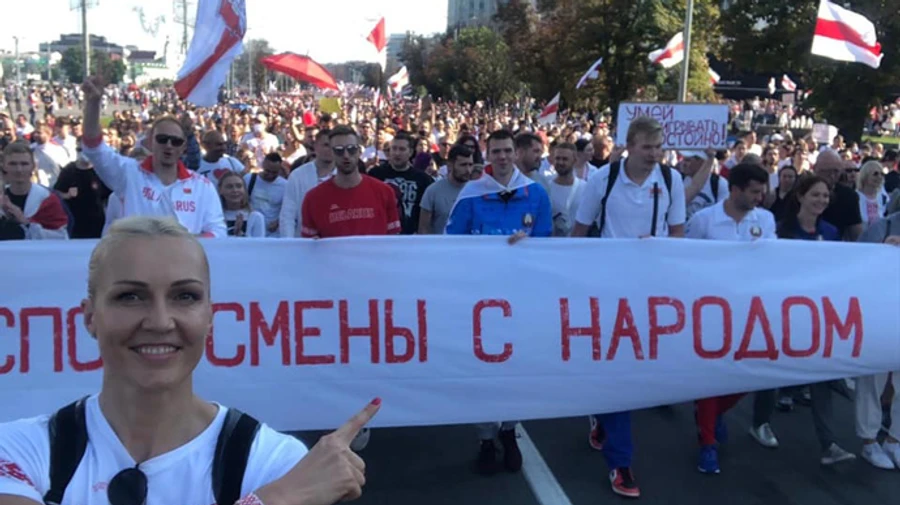 В Беларуси арестовали известную баскетболистку: ходила на марши