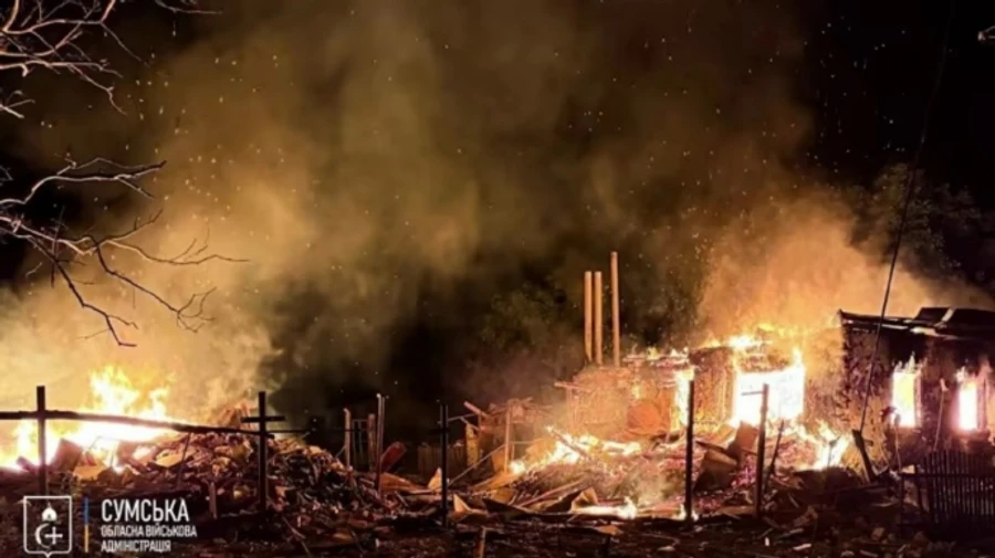 Russians attack Sumy Oblast: one person injured, medical facility damaged