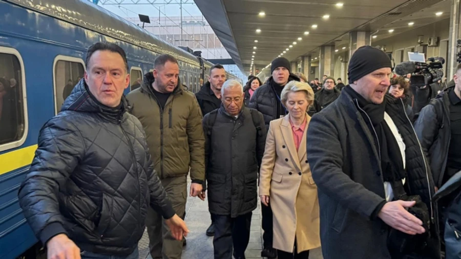 European Commission president and European Council president arrive in Kyiv – photo, video