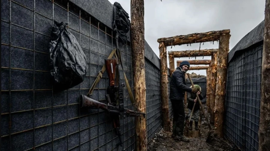 Construction of third line of defence in Kharkiv Oblast began in early March, peaking in April