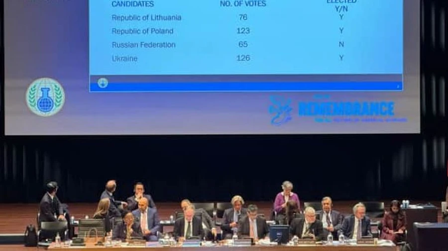 Russia fails to be elected to executive council of chemical weapons watchdog for the first time