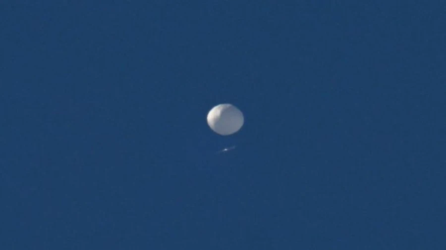 США сбили китайский шпионский аэростат