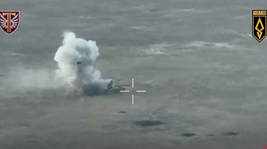 Ukrainian forces video shows yet another Russian assault being repulsed in Kharkiv Oblast