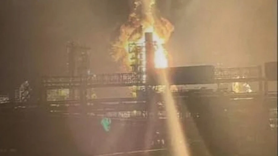 Ukrainian forces strike one of Russia's largest oil refineries with drones