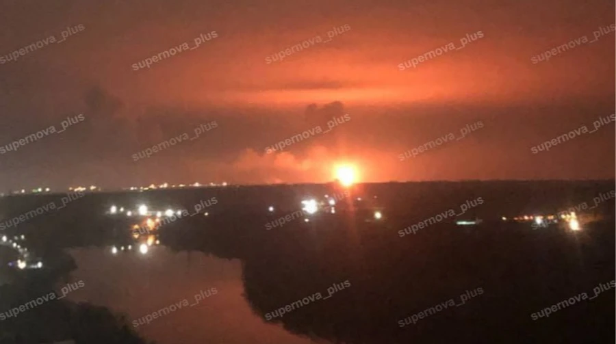 Oil refinery in Russia's Syzran on fire after attack – video
