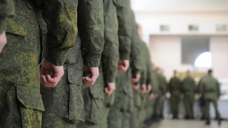 Electronic military draft notices sent out in St Petersburg, Russia