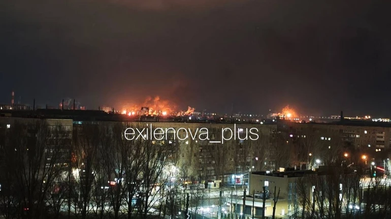 У РФ Тольятті атакували дрони, пабліки повідомляють про пожежі на двох хімзаводах
