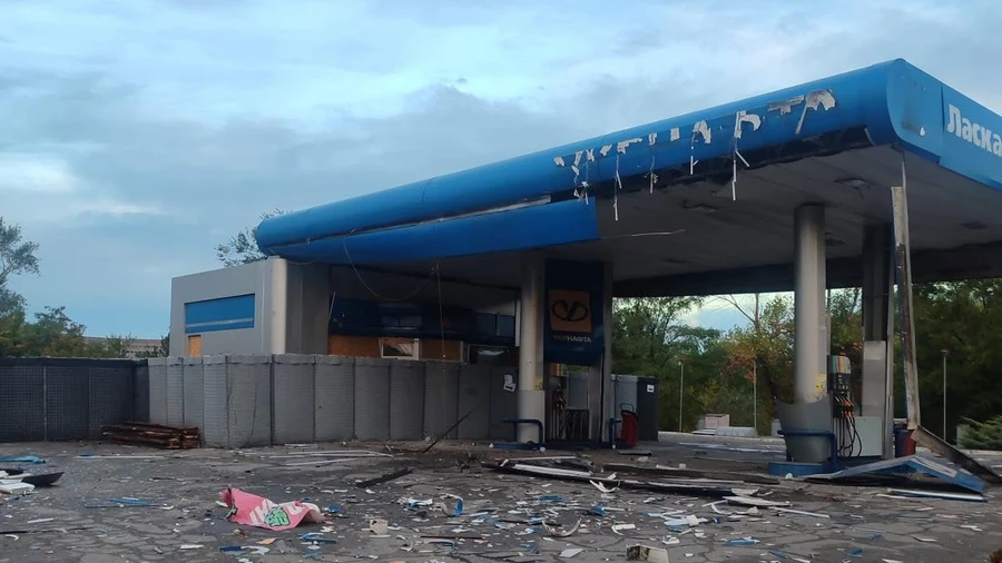 Russia has attacked four Ukrainian petrol stations over past 24 hours – photos
