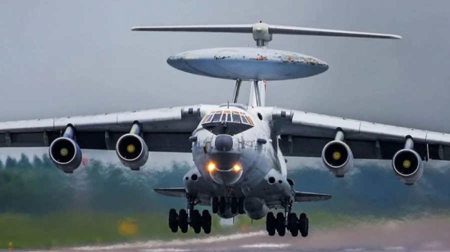 After explosions in Machulishchy, radar aircraft flies to Russia for repairs